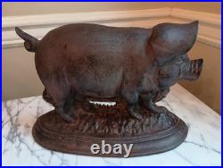 Cast Metal Pig, Americana, Door Stop