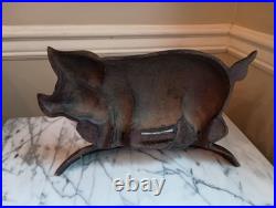Cast Metal Pig, Americana, Door Stop