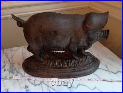 Cast Metal Pig, Americana, Door Stop