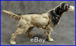 ENGLISH SETTER POINTER HUNTING DOG Cast Iron HEAVY DOORSTOP STATUE