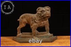 Early 20th Century Cast Iron Bulldog Door Stop
