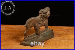 Early 20th Century Cast Iron Bulldog Door Stop