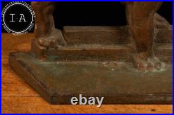 Early 20th Century Cast Iron Bulldog Door Stop