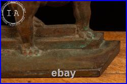 Early 20th Century Cast Iron Bulldog Door Stop