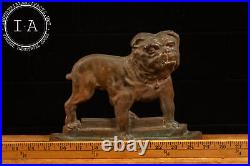 Early 20th Century Cast Iron Bulldog Door Stop