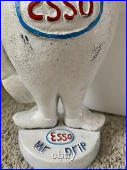 Esso Mr. Drip Cast Iron Statue Germany GIANT 15.5 Tall Great condition
