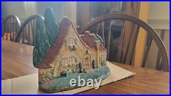 Fantastic Patina Antique Red Roof Cottage Doorstop, Littco Products Fantastic Patina Antique Red Roof Cottage Doorstop, Littco Products