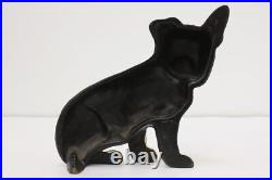 Farmhouse Antique Painted Cast Iron Boston Terrier Doorstop #53942 Farmhouse Antique Painted Cast Iron Boston Terrier Doorstop #53942