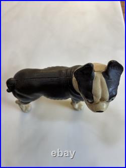 Genuine Hubley Antique 1916 Cast Iron Boston Terrier Bull Dog Door Stop Genuine Hubley Antique 1916 Cast Iron Boston Terrier Bull Dog Door Stop