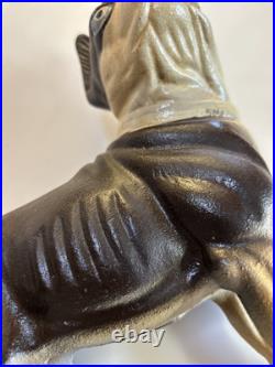 Genuine Hubley Antique 1916 Cast Iron Boston Terrier Bull Dog Door Stop Genuine Hubley Antique 1916 Cast Iron Boston Terrier Bull Dog Door Stop