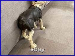Genuine Hubley Antique 1916 Cast Iron Boston Terrier Bull Dog Door Stop