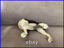 Genuine Hubley Antique 1916 Cast Iron Boston Terrier Bull Dog Door Stop