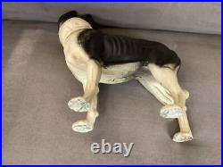 Genuine Hubley Antique 1916 Cast Iron Boston Terrier Bull Dog Door Stop