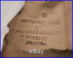 Greenblatt Studios Boston 1926 Cast Iron #6 Windmill & Cottages Doorstop 11.75