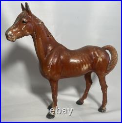 HUBLEY Cast Iron Brown Thoroughbred HORSE Antique DOORSTOP 10 3/4 x 12 HUBLEY Cast Iron Brown Thoroughbred HORSE Antique DOORSTOP 10 3/4 x 12