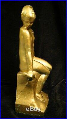 Hubley Art Deco Nude Cast Iron Doorstop Design Number 322 Lot#235