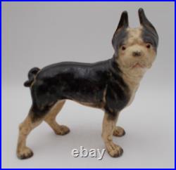Hubley Cast Iron 10 Boston Terrier Dog Door Stop 8 Lb 6 Oz