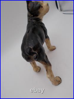 Hubley Cast Iron 10 Boston Terrier Dog Door Stop 8 Lb 6 Oz