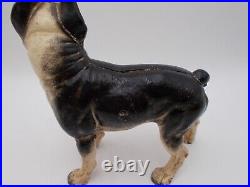 Hubley Cast Iron 10 Boston Terrier Dog Door Stop 8 Lb 6 Oz