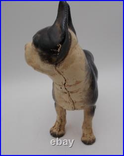Hubley Cast Iron 10 Boston Terrier Dog Door Stop 8 Lb 6 Oz