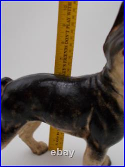 Hubley Cast Iron 10 Boston Terrier Dog Door Stop 8 Lb 6 Oz