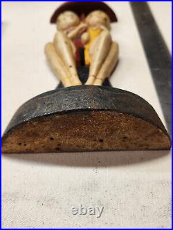 Hubley Cast Iron Bathing Beauties Anne Fish Cast Iron Doorstop