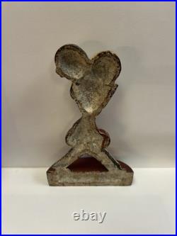 Hubley Cast Iron Charleston Dancers Anne Fish Cast Iron Doorstop