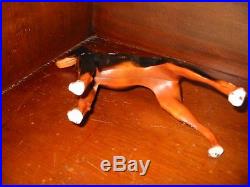 Hubley Cast Iron Dog Doberman Pincher Doorstop Rare Great Condition