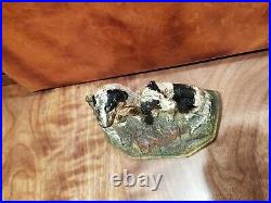 Hubley Cast Iron Door Stop Book End #282 Hunting Dogs Setter Pointer