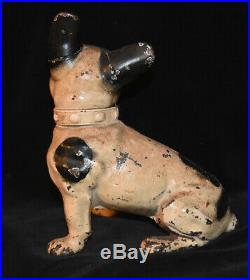 Hubley Cast Iron French Bulldog Doorstop Figurine