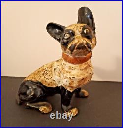 Hubley Cast Iron French Bulldog c. 1930's