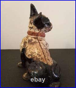 Hubley Cast Iron French Bulldog c. 1930's