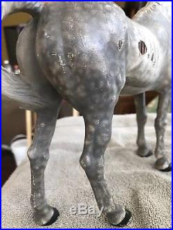 Hubley Cast Iron Xxxrare Dapple Gray Country Horse Art Statue Sculpture Doorstop