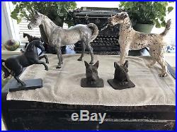 Hubley Cast Iron Xxxrare Dapple Gray Country Horse Art Statue Sculpture Doorstop
