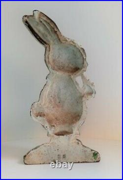 Hubley Peter Rabbit with Carrot 1930s Doorstop #36 Cast Iron
