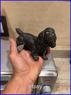 Hubley cast Iron cocker spaniel/springer spaniel doorstop 30s 7 inches Hubley cast Iron cocker spaniel/springer spaniel doorstop 30s 7 inches