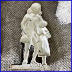 Jean Valjean &Cossette Cast Iron Doorstop