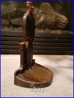 Judd Company CJO cast iron Bellhop Antique Doorstop