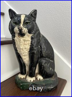 LARGE 10 lb. ANTIQUE VINTAGE 1930's CAT DOORSTOP