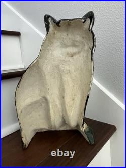 LARGE 10 lb. ANTIQUE VINTAGE 1930's CAT DOORSTOP