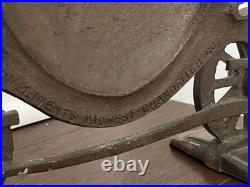 LARGE 12 ANTIQUE c. 1920 CINDERELLA'S CARRIAGE DOORSTOP