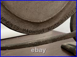 LARGE 12 ANTIQUE c. 1920 CINDERELLA'S CARRIAGE DOORSTOP