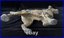 LARGE 15 Antique HUBLEY Cast-Iron English Setter Pointer Dog Door Stop Statue