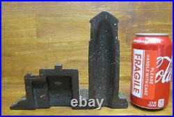 LIGHTHOUSE & KEEPERS HOME Antique Cast Iron Figural Doorstop Nautical Seaside