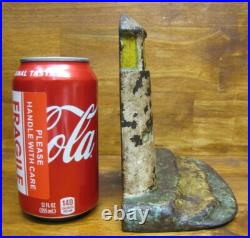 LIGHTHOUSE & KEEPERS HOME Antique Cast Iron Figural Doorstop Nautical Seaside