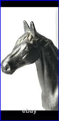 L@@K! Rare 1920's Hubley Cast Iron Country Horse Art Statue Sculpture Doorstop