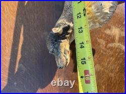 Large Antique Cast Iron Hubley Spaniel Setter Dog Door Stop