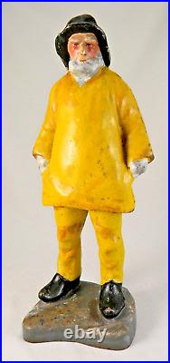 Large Eastern Specialty Co Old Salt Fisherman Cast Iron Doorstop, 14.5 Large Eastern Specialty Co Old Salt Fisherman Cast Iron Doorstop, 14.5