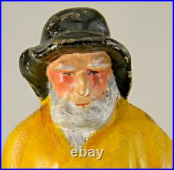 Large Eastern Specialty Co Old Salt Fisherman Cast Iron Doorstop, 14.5 Large Eastern Specialty Co Old Salt Fisherman Cast Iron Doorstop, 14.5