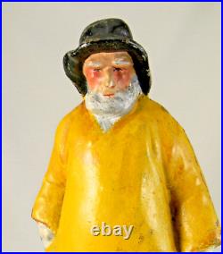 Large Eastern Specialty Co Old Salt Fisherman Cast Iron Doorstop, 14.5 Large Eastern Specialty Co Old Salt Fisherman Cast Iron Doorstop, 14.5